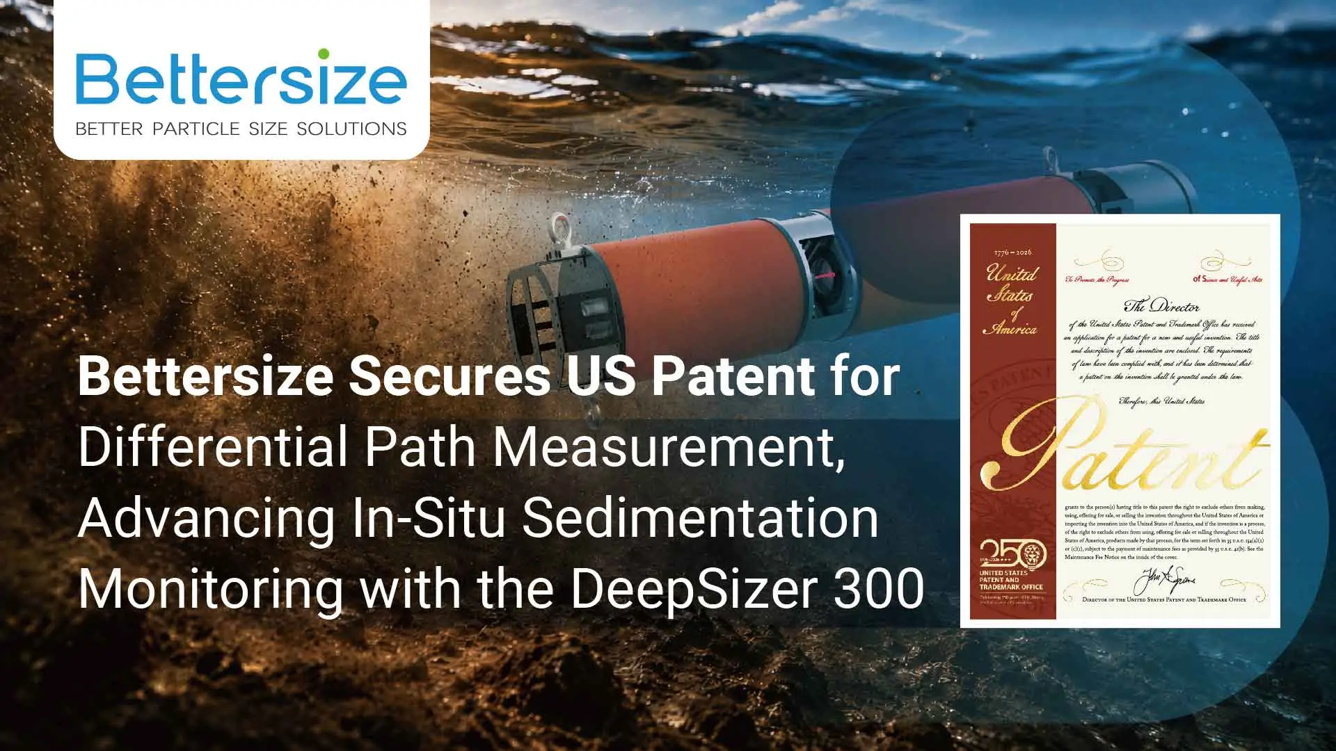 Bettersize Secures US Patent for Deepsizer 300