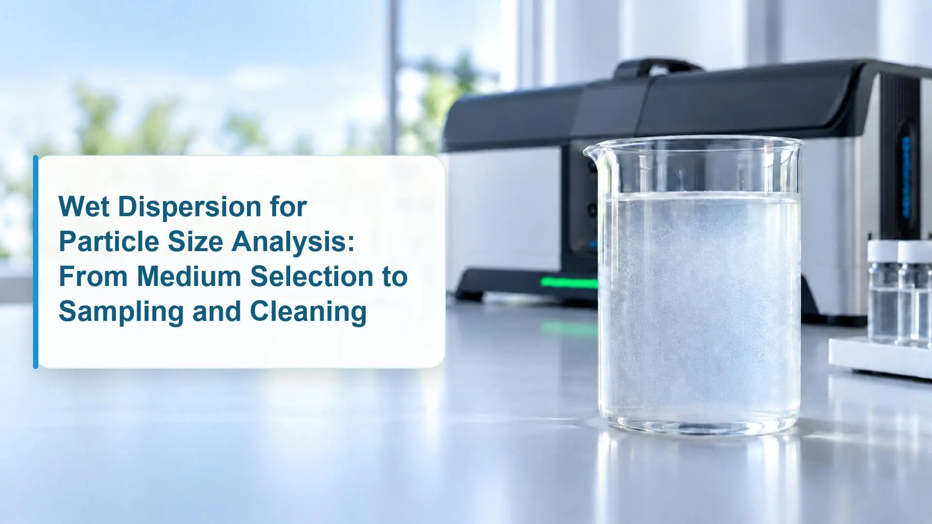 Wet Dispersion for Particle Size Analysis: From Medium Selection to Sampling and Cleaning